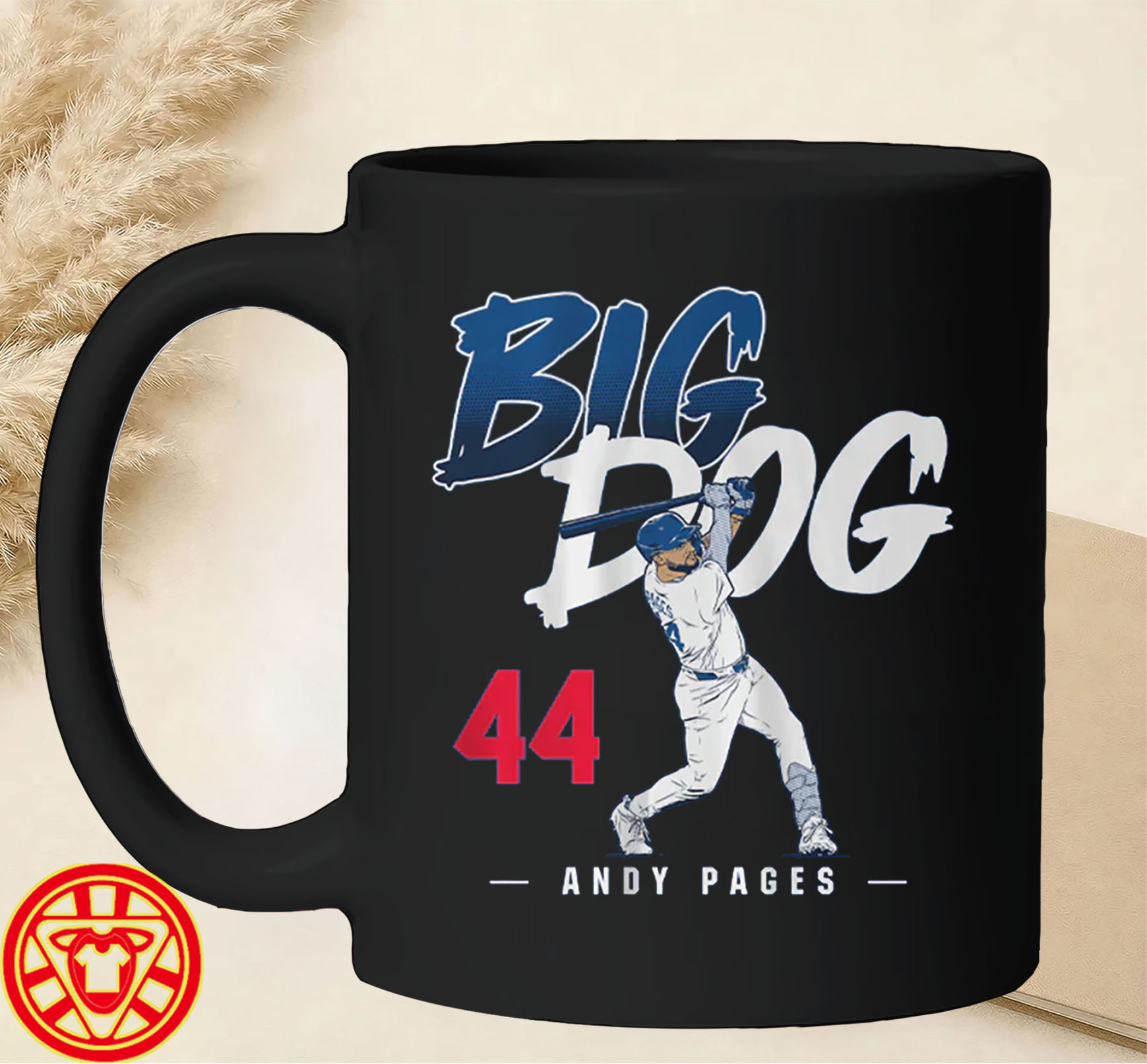 Big-Dog-Shirt-Andy-Pages-Los-Angeles-Baseball-mug-design
