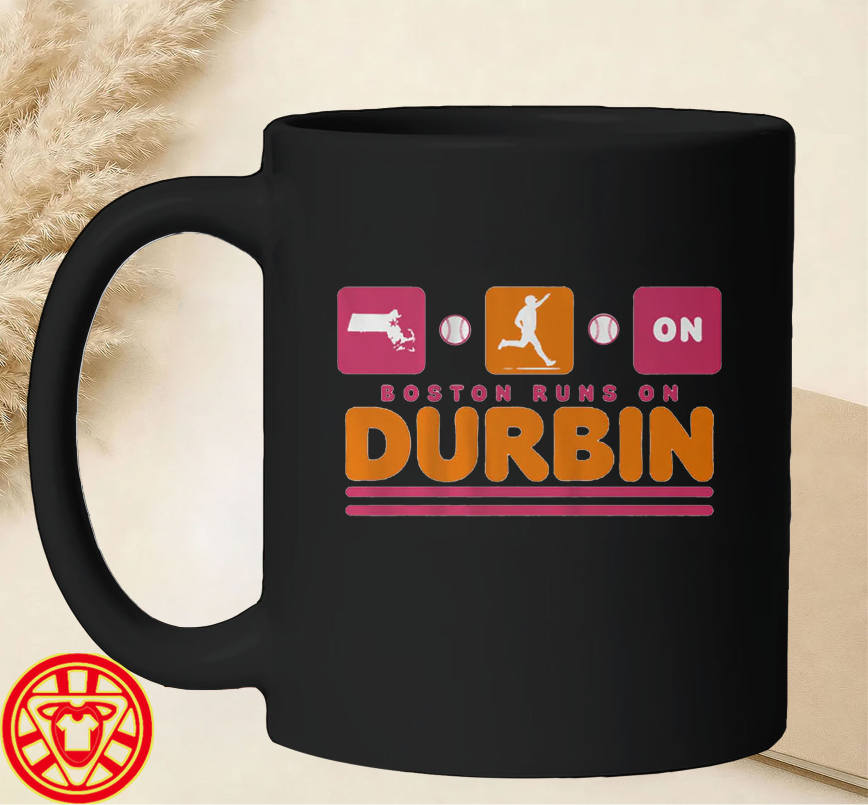 Boston Runs On Durbin-mug-design