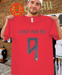 Braut Haaland Shirt – Norway No. 9 Football Fan
