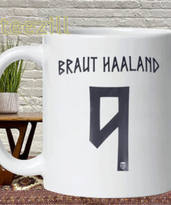 Braut Haaland Shirt – Norway No. 9 Football Fan Mug