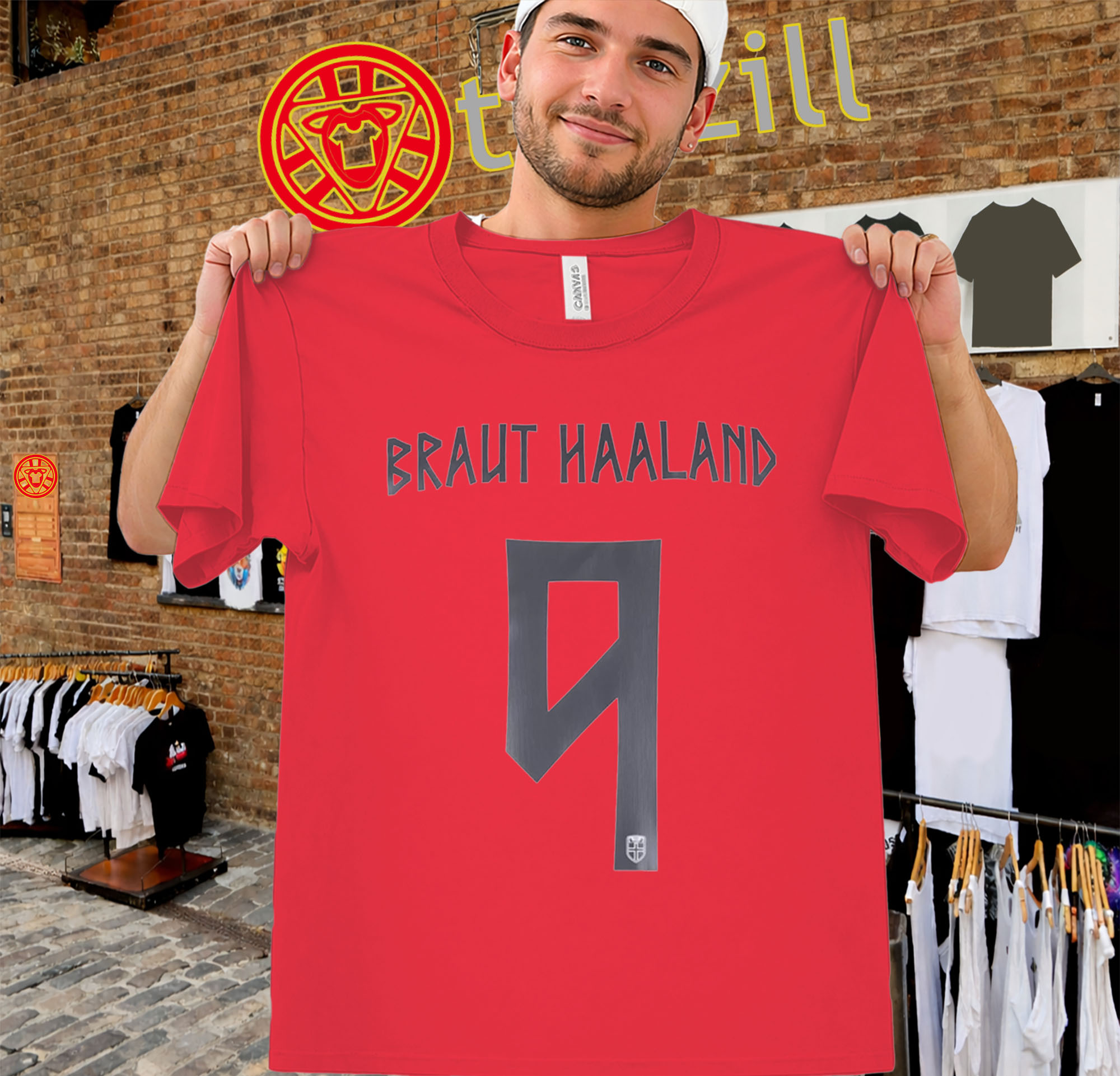 Braut Haaland Shirt – Norway No. 9 Football Fan