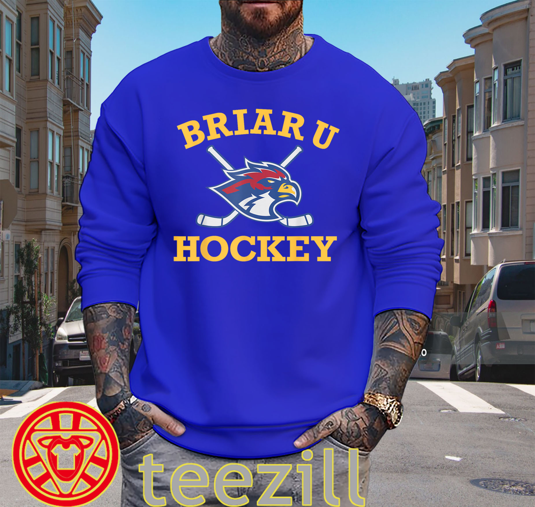 Briar U Hockey Shirt - The Waterfront Fan Tee sweater