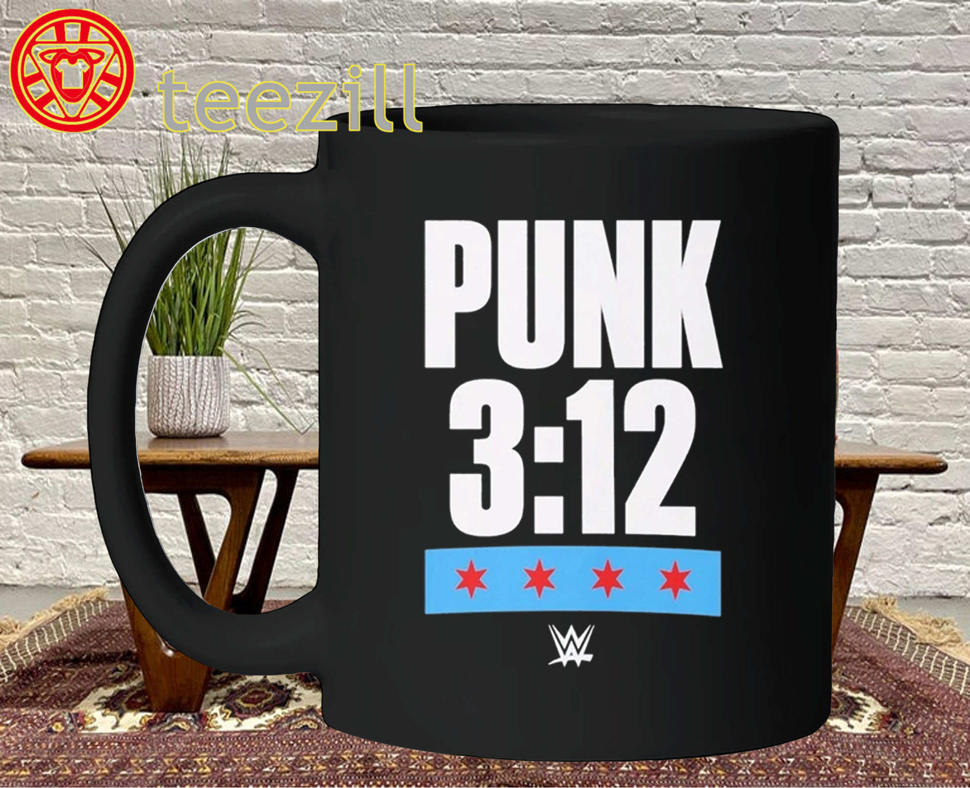 CM Punk Wrestling Fan Mug