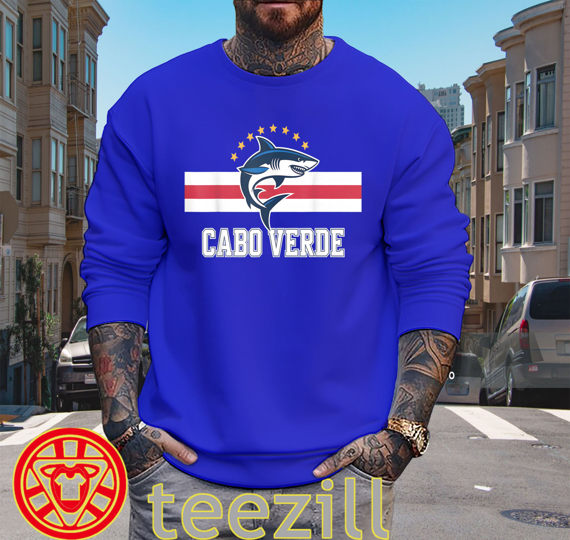 Cabo Verde Flag Shirt - Proud Cape Verde Roots Tee sweater