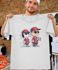 Cartoon Snoopy and Cute Boy Football Graphicmen-design