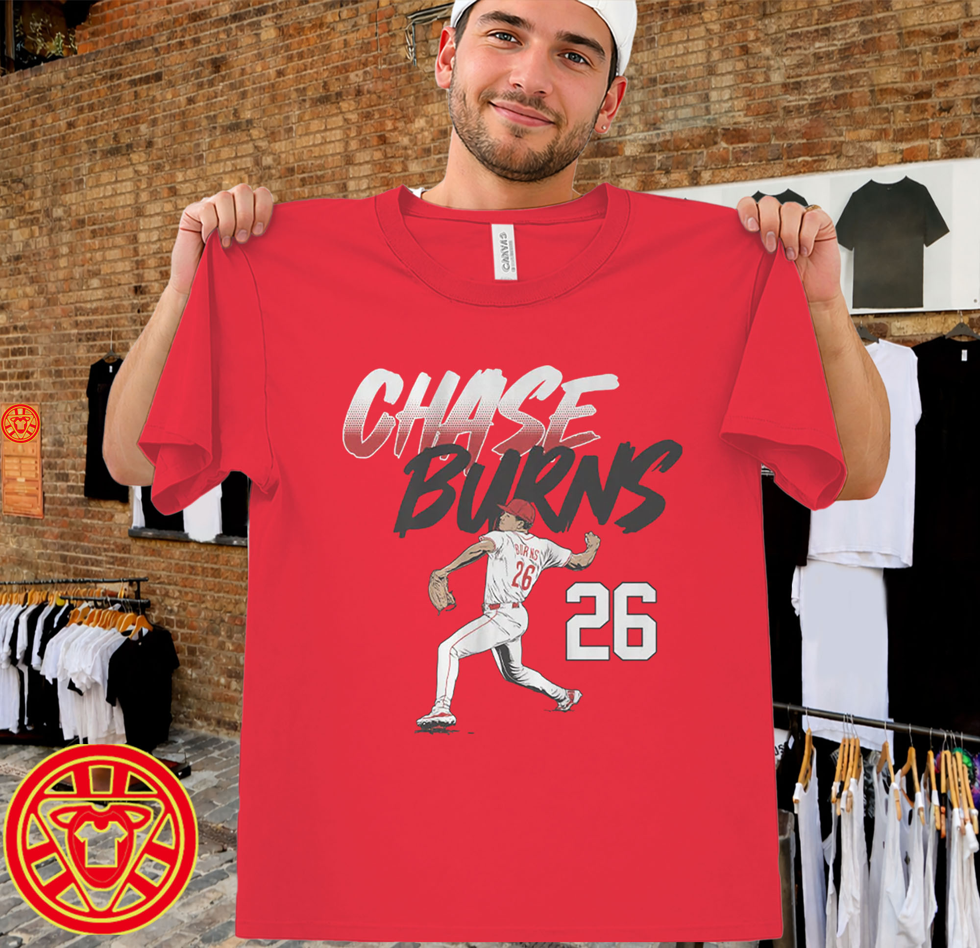 Cincinnati Baseball Ace Pose Tee-men-design