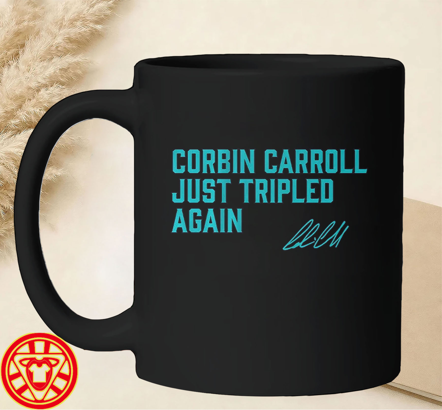 Corbin Carroll Just Tripled Again Shirt-mug-design