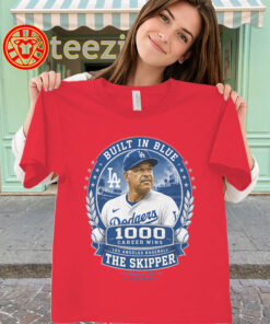 Dave Roberts Shirt - Dodgers 1000 Career Wins Skipper Tee