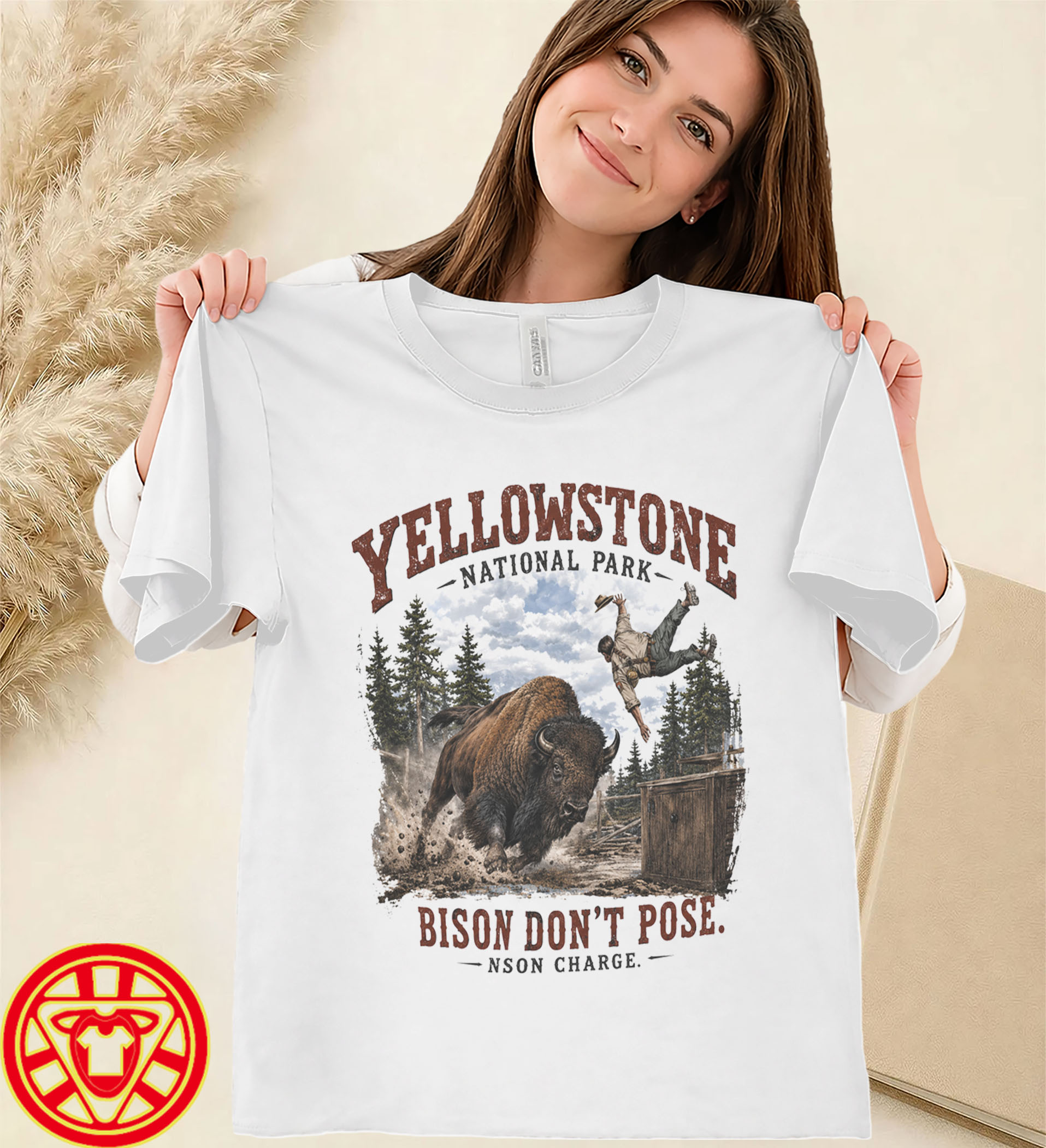 Do Not Pet The Fluffy Cows Tee women-design