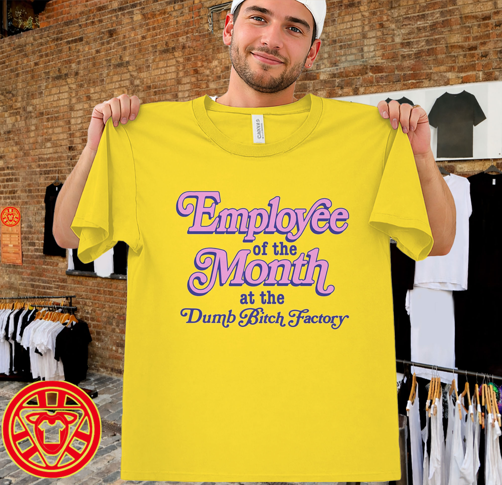 Dumb Bitch Factory Sarcastic Quote Tee