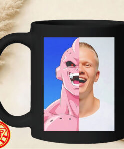 Erling Haaland Anime Face Graphic Tee-mug-design