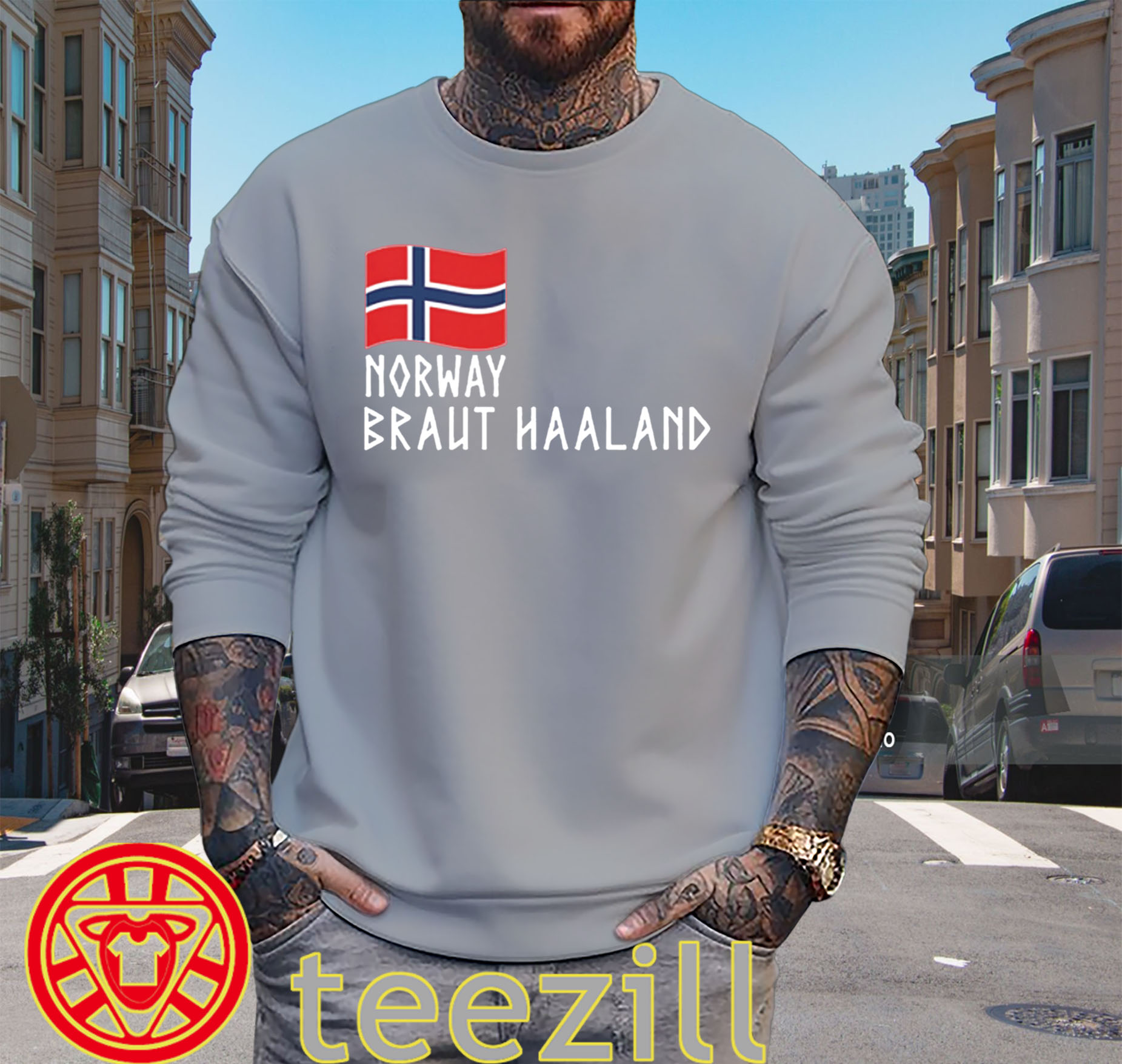 Erling Haaland Braut Shirt – Norway Soccer Tee sweater
