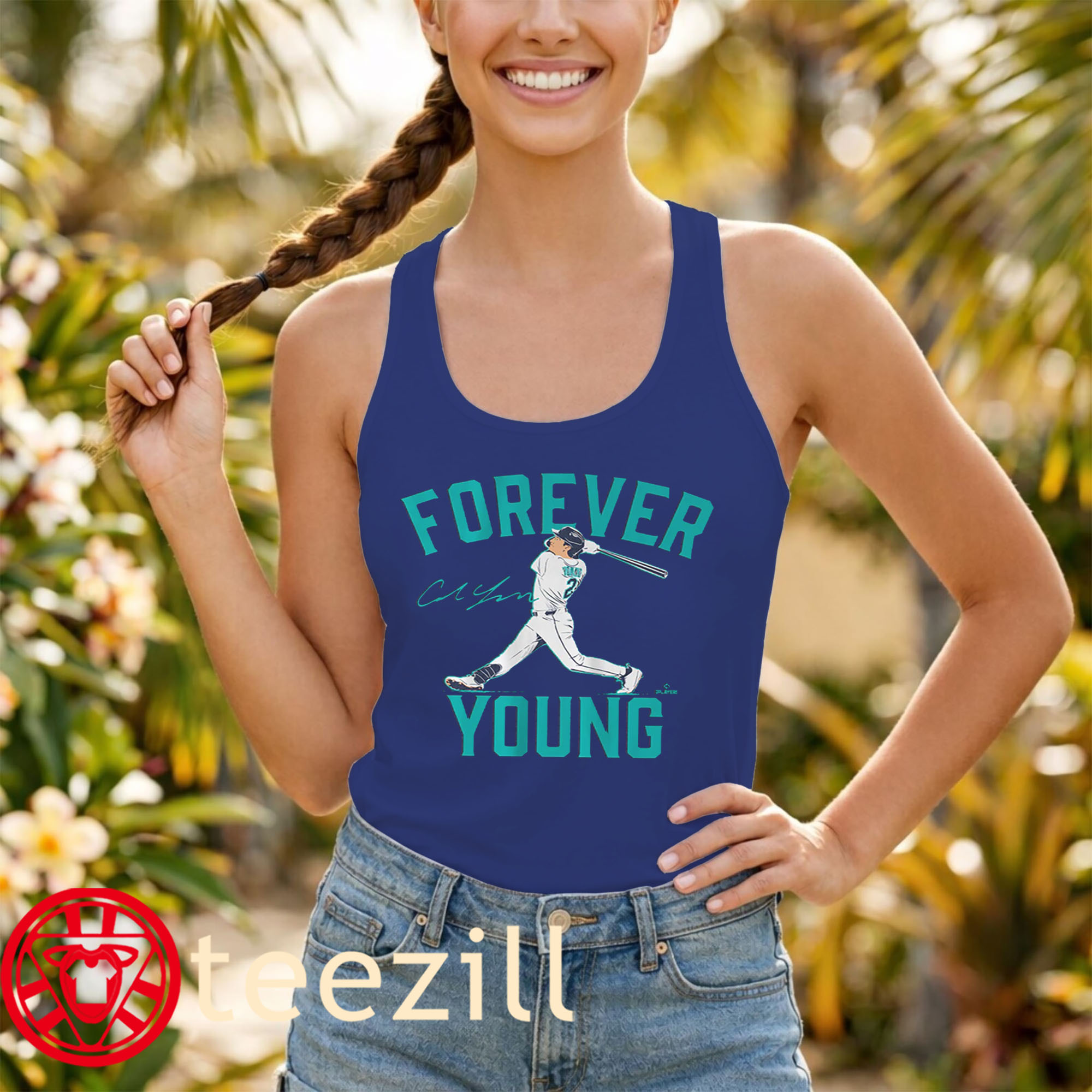 Forever Young Shirt - Cole Young Seattle Baseball Legend TankTop