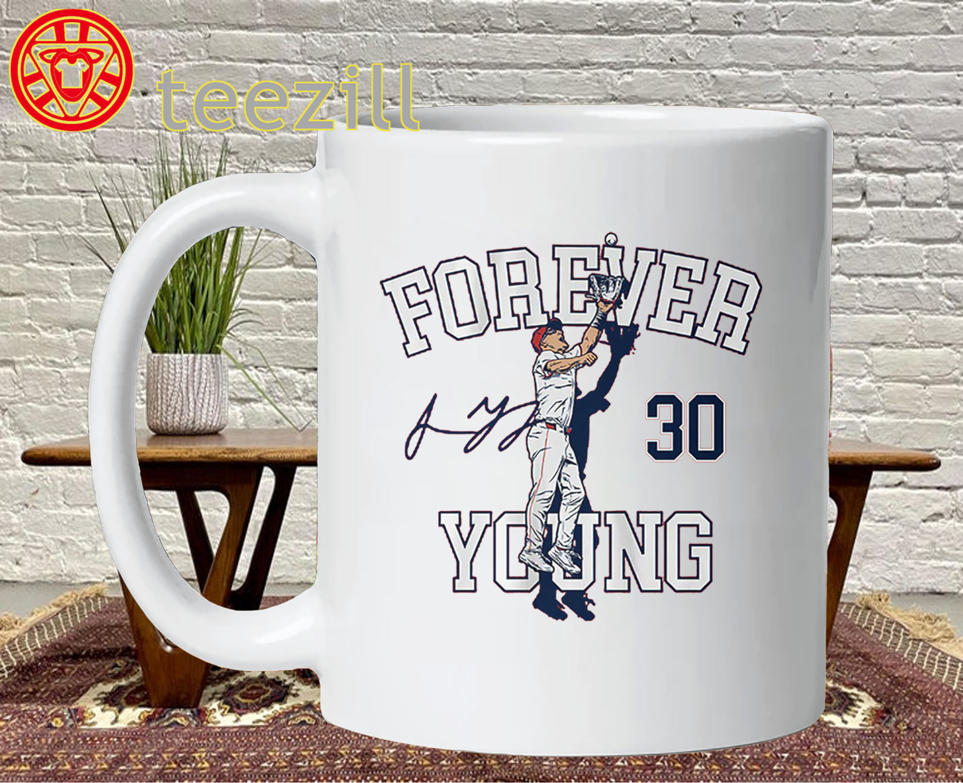 Forever Young Shirt - Jacob Young DC Baseball Legend Mug