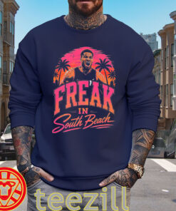 Freak In South Beach Shirt - Giannis Miami Heat Tee sweater
