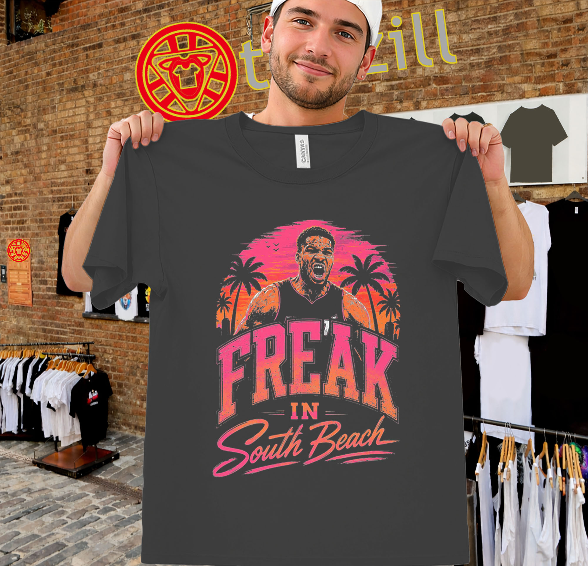 Freak In South Beach Shirt - Giannis Miami Heat Tee