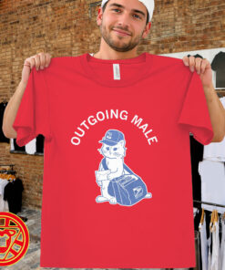 Funny Postal Worker Cat Tee-men-design
