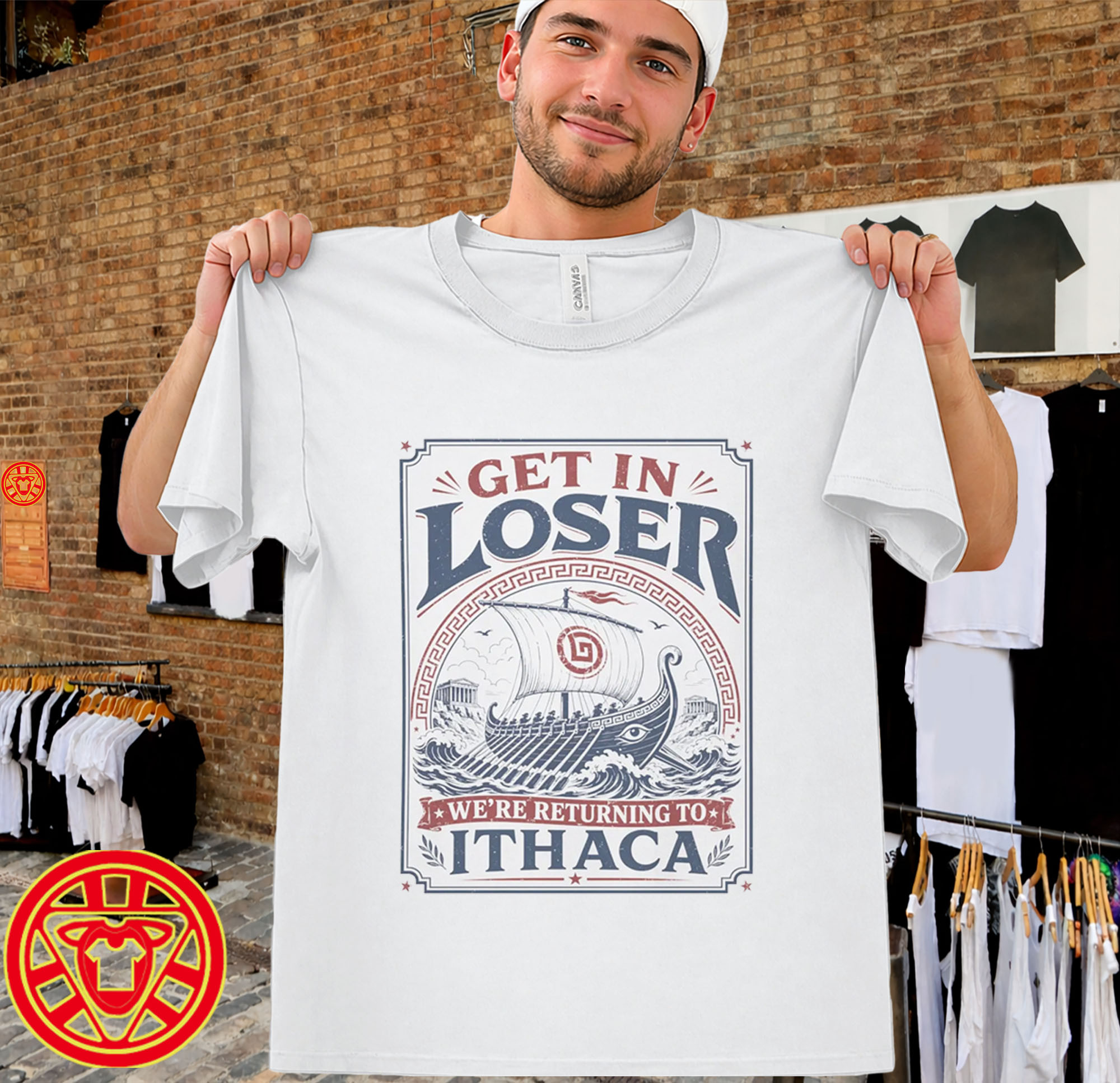 Get in Loser We're Returning to Ithaca-men-design