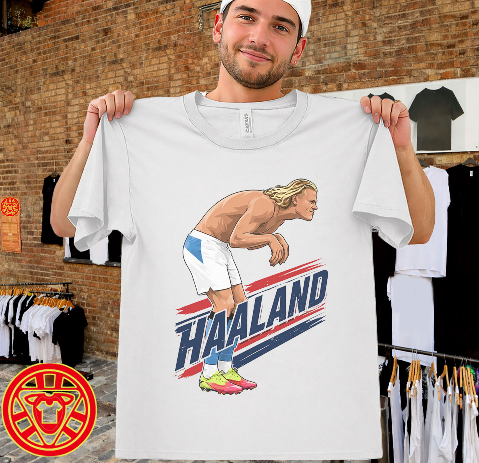 Haaland Cartoon-men-design