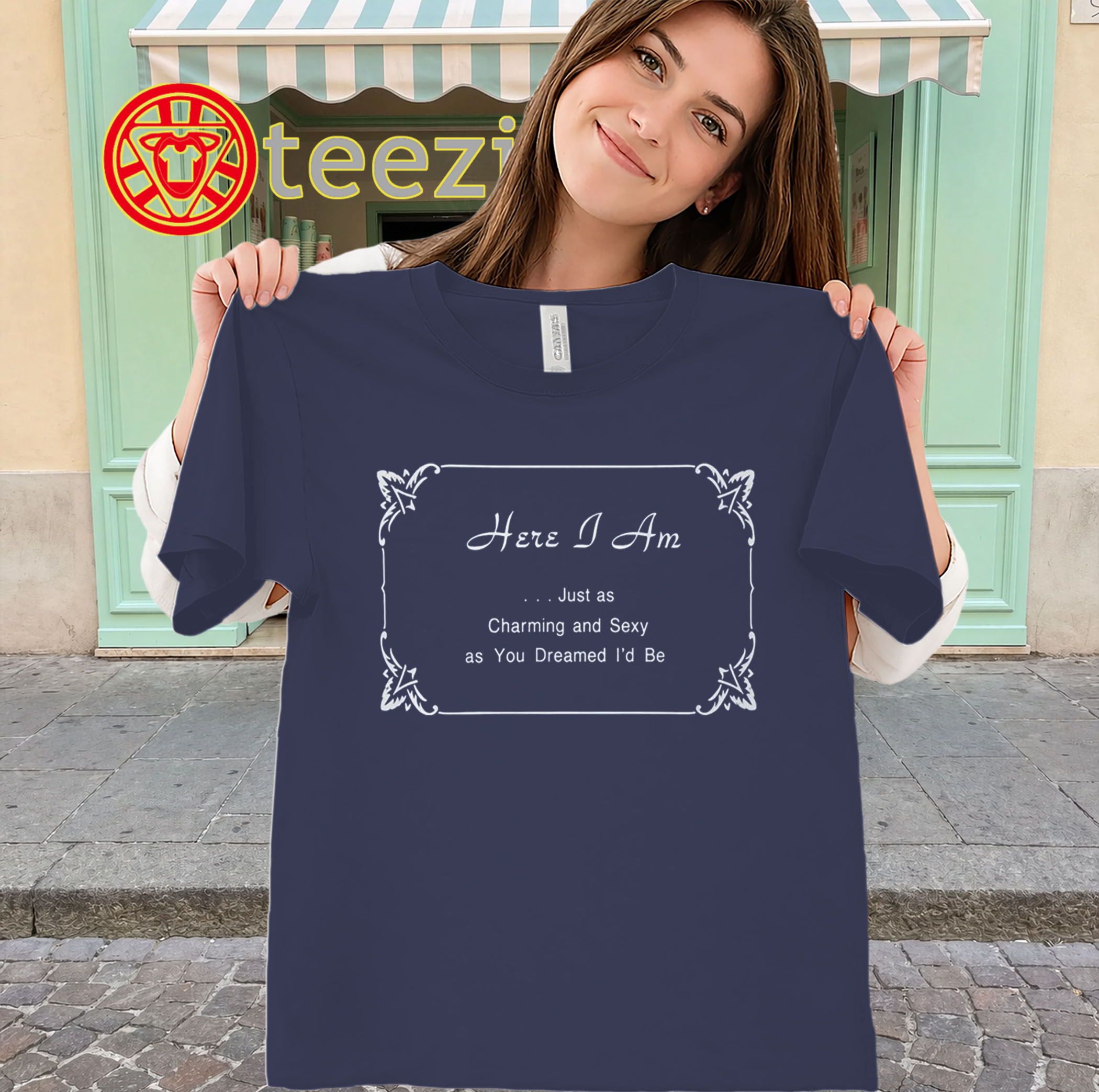 Harry Styles Here I Am Shirt - Charming And Sexy Quote-classic
