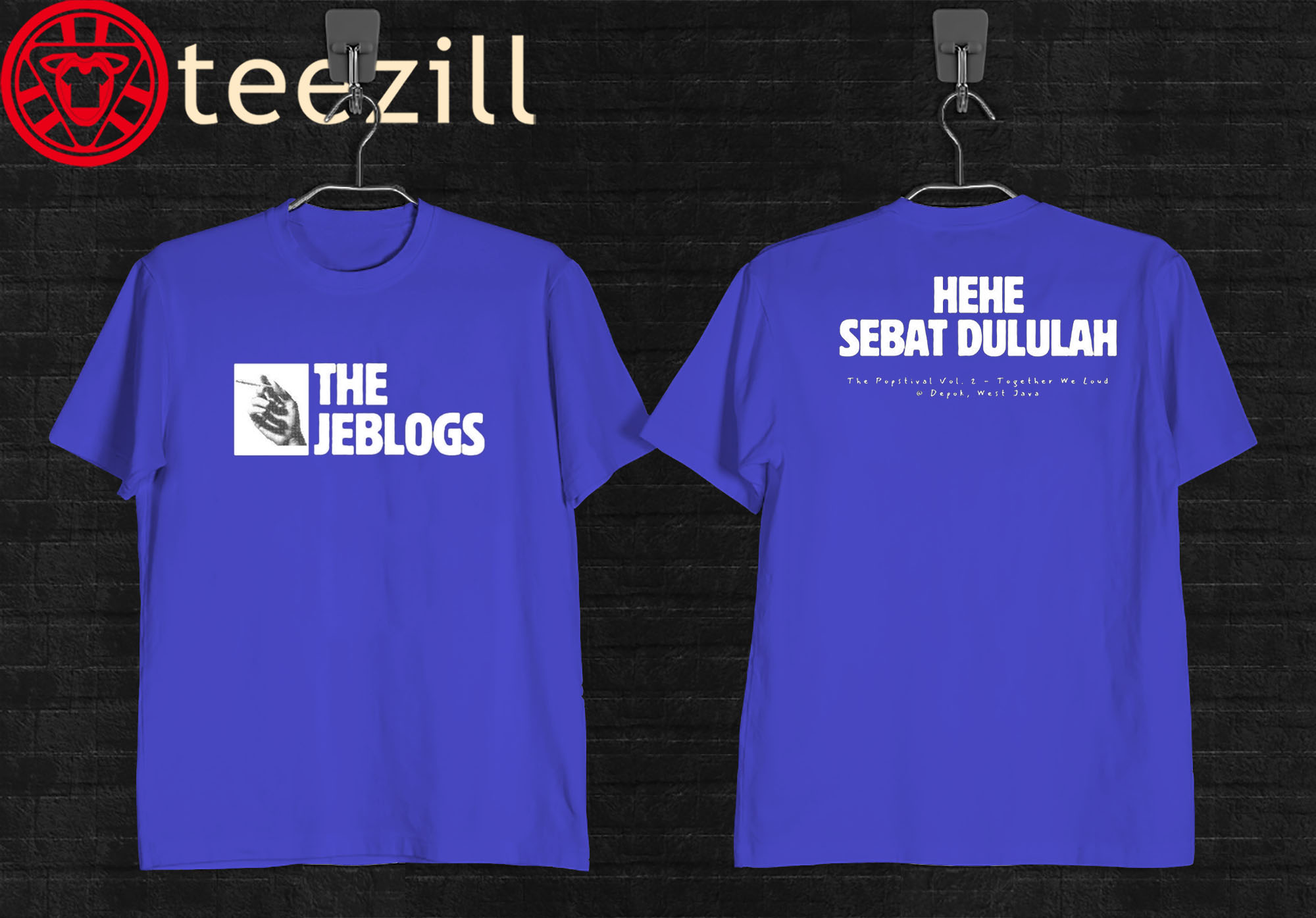 Hehe Sebat Dulu Lah Popstival Vol 2 Tee