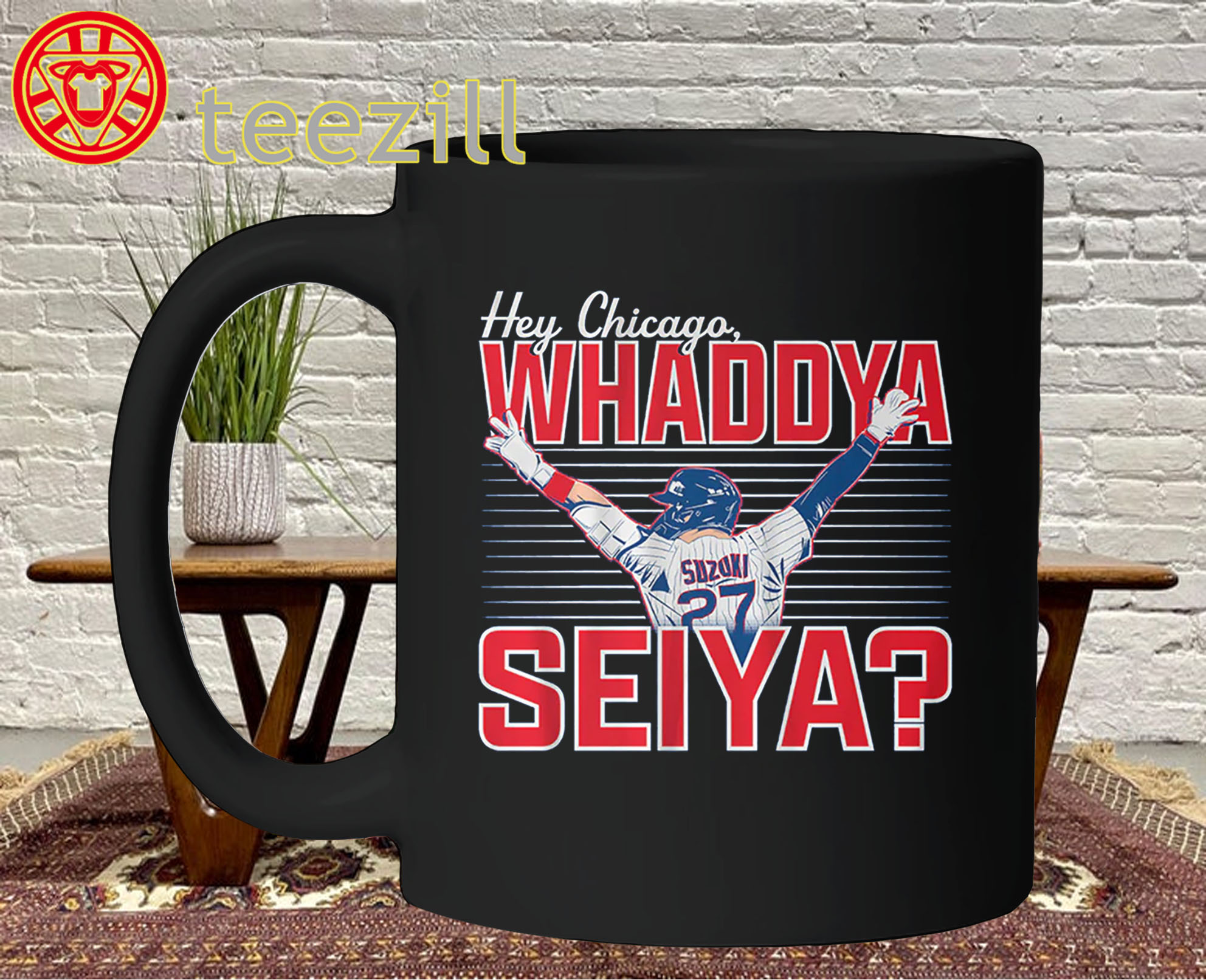 Whaddya Seiya? Shirt - Hey Chicago Seiya Suzuki Tee - Image 4