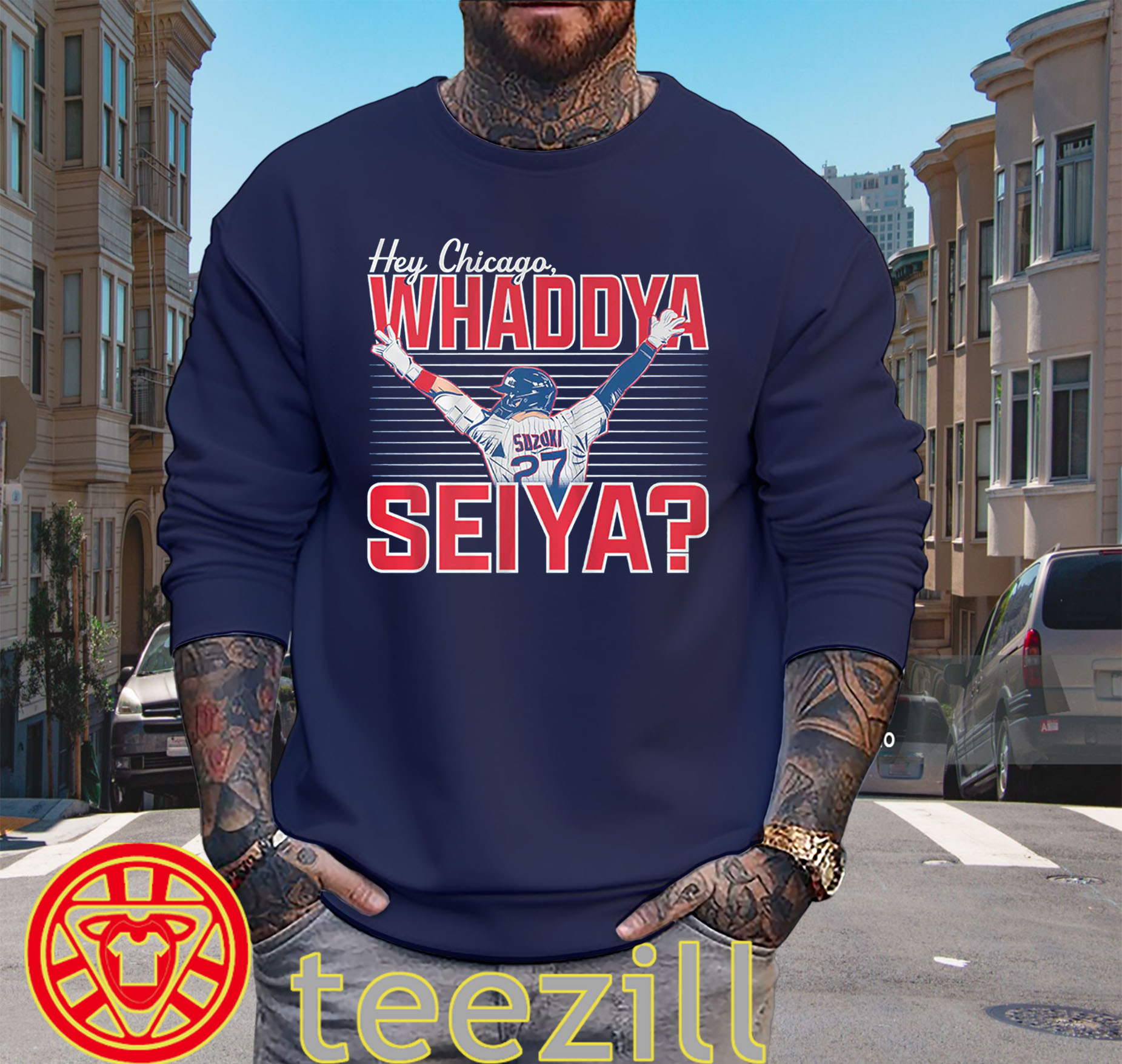 Hey Chicago Seiya Suzuki Tees