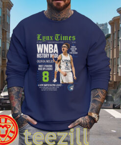 History Made Shirt – Olivia Miles Minnesota Lynx Rookie 3-Point Record Tee