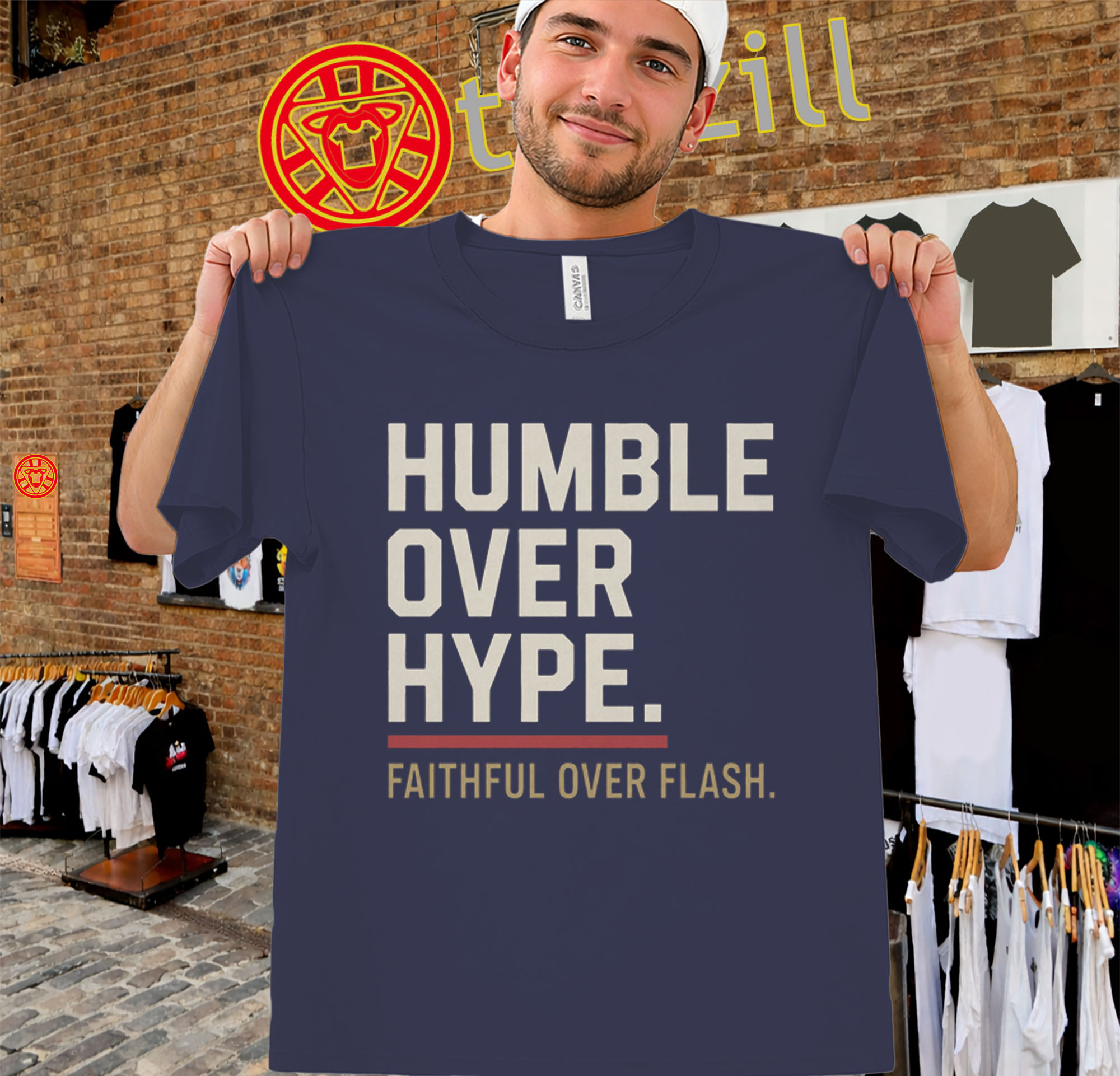 Humble Over Hype SF 49ers Faithful Over Flash Shirt
