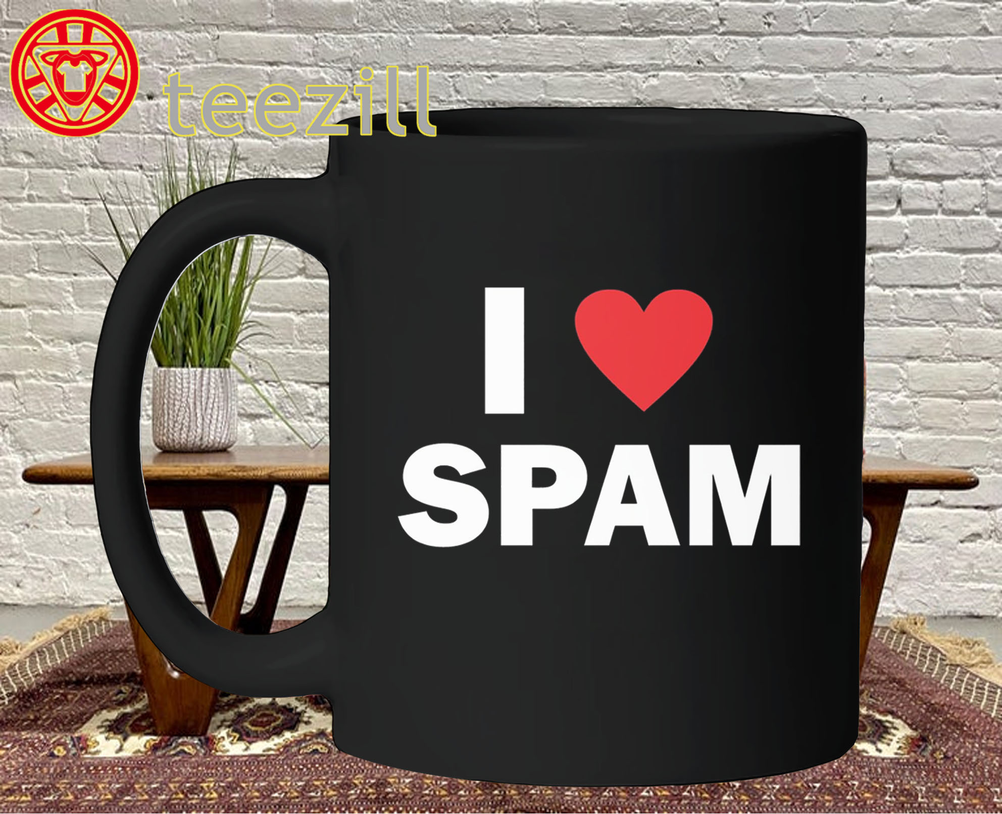 I Love Spam Shirt - Funny SPAM Meat Lover Mug