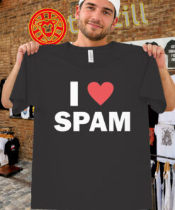 I Love Spam Shirt - Funny SPAM Meat Lover Tee-unisex