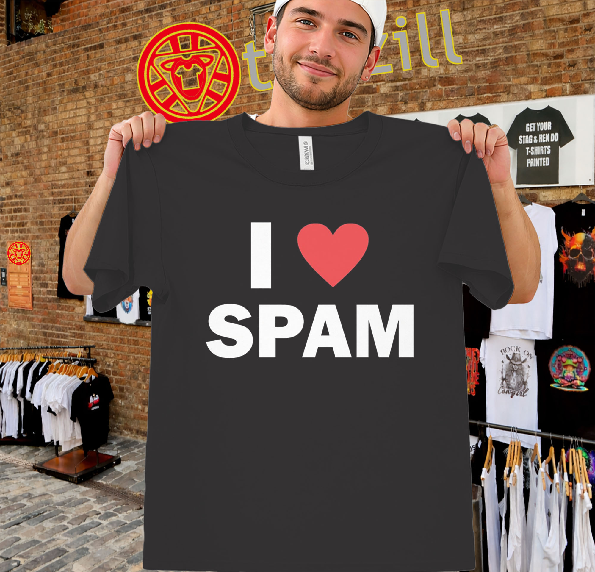 I Love Spam Shirt - Funny SPAM Meat Lover Tee-unisex