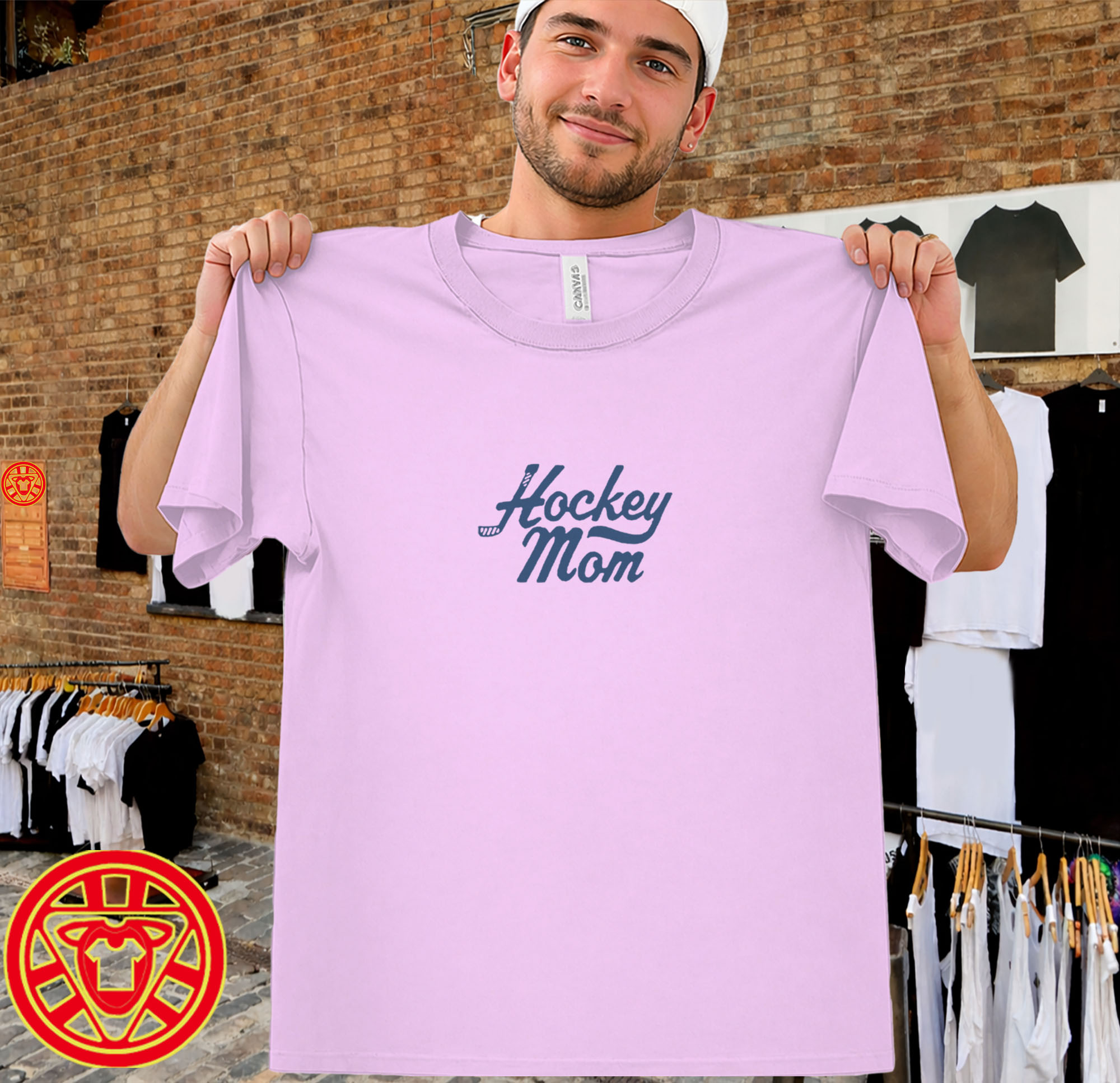 Ice Hockey Mom Fan men-design