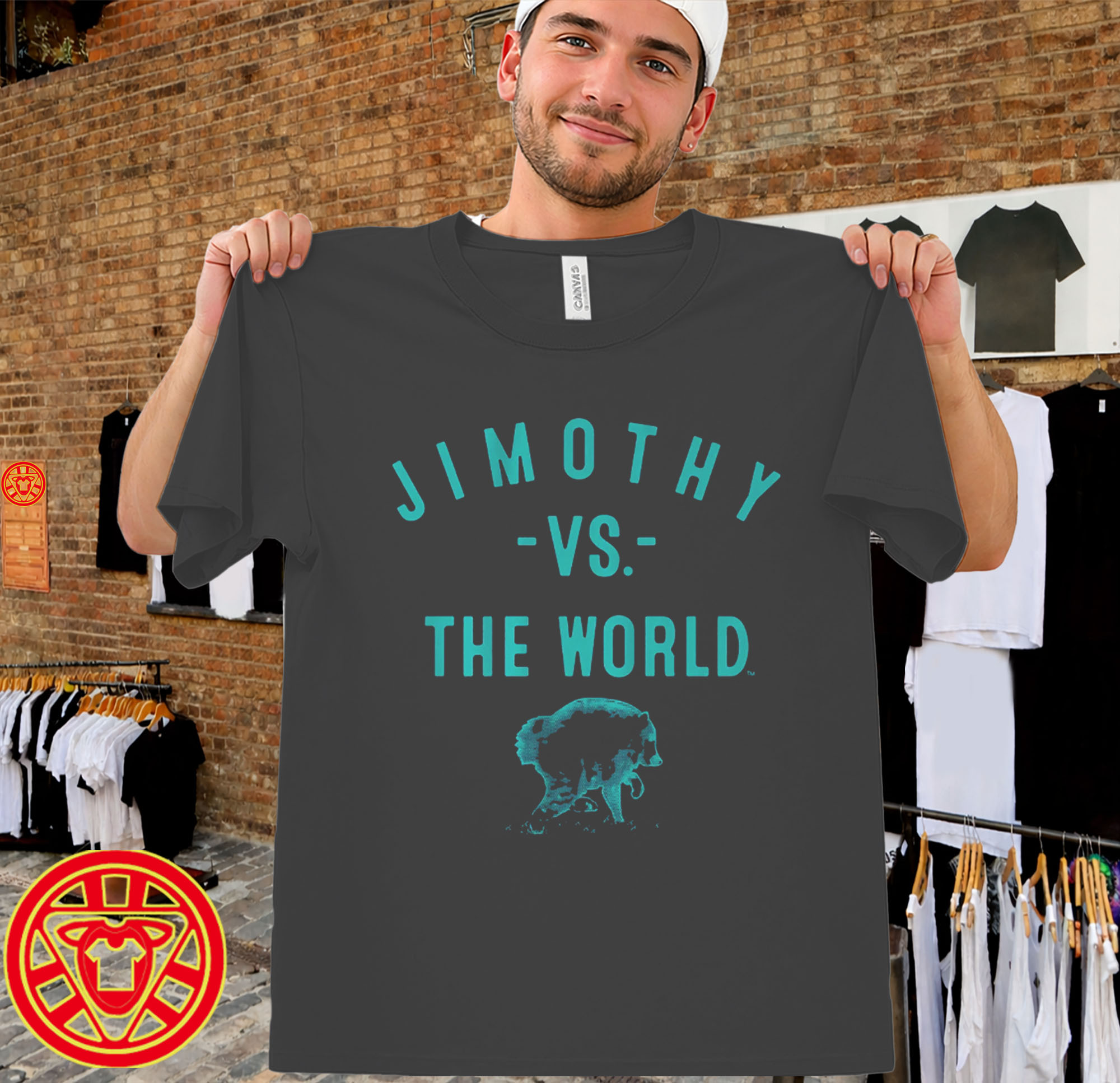 Jimothy Vs The World Shirt-men-design