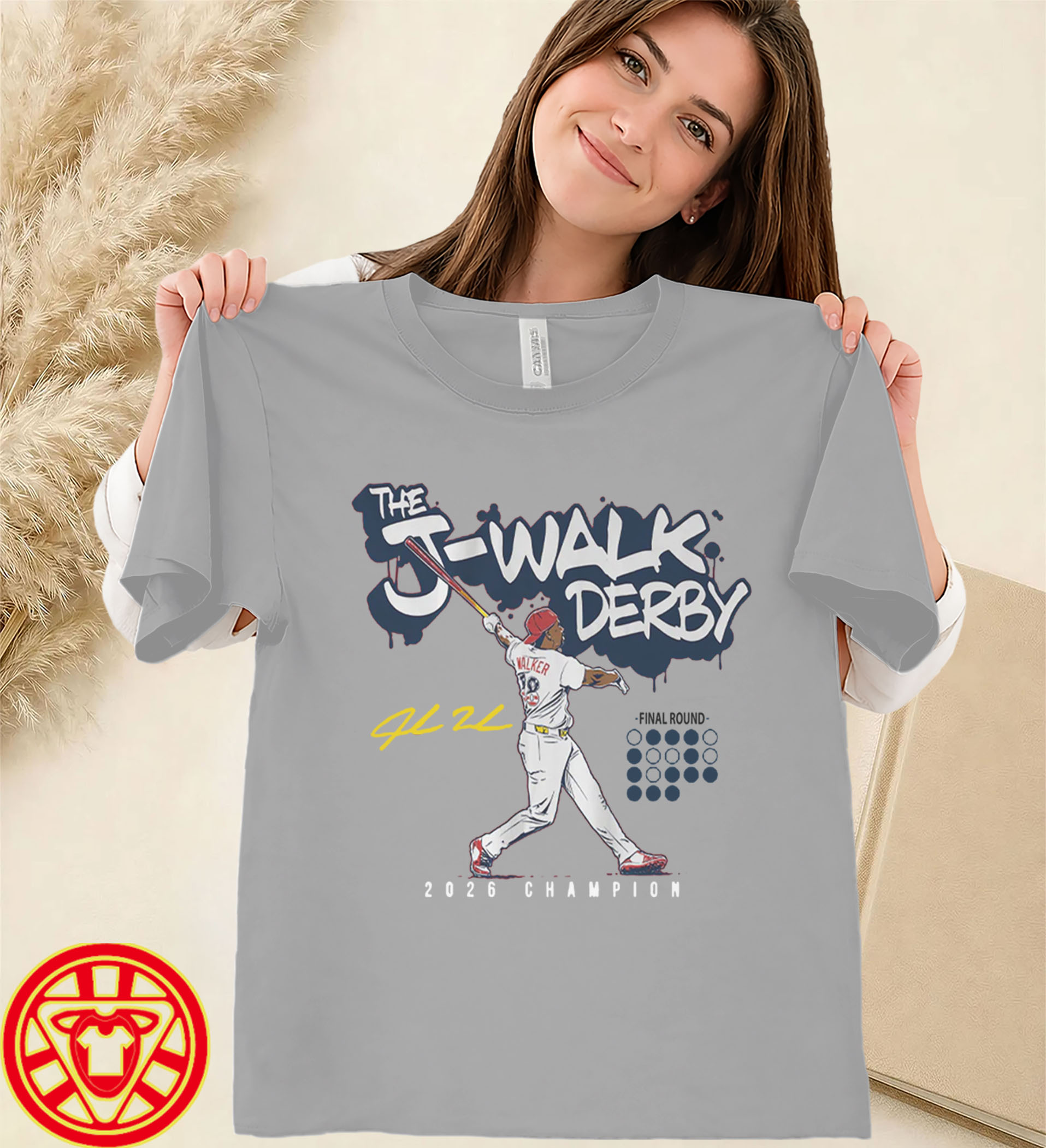 Jordan Walker Home Run Derby Champion Tee-women-design