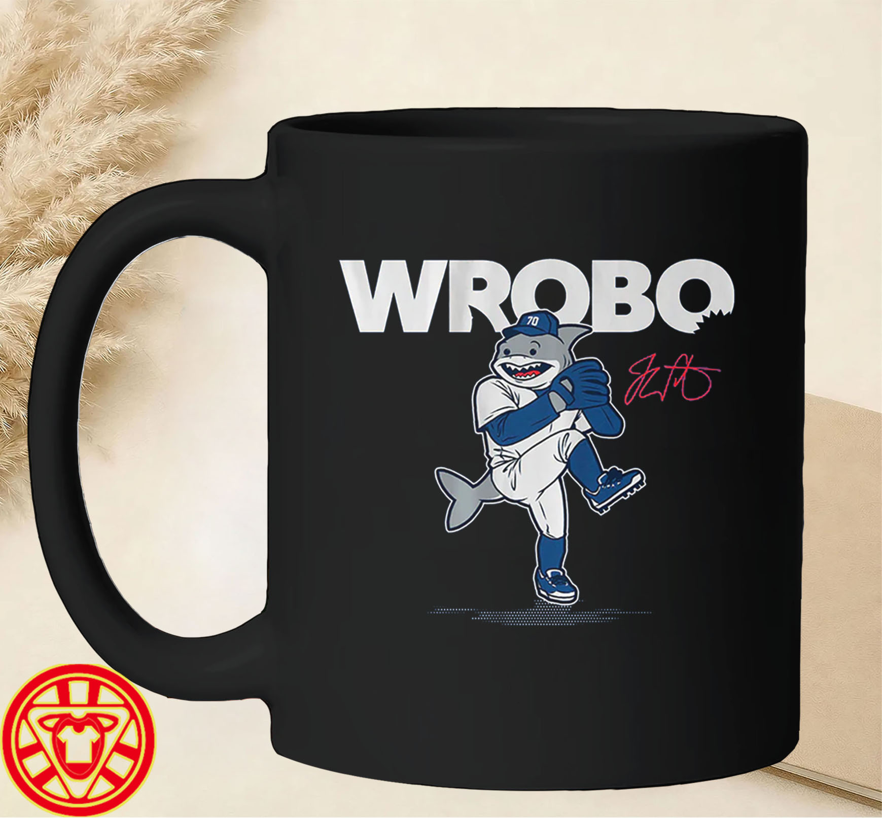 Justin Wrobleski LA Baseball Teemug-design