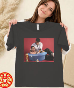 Lamine Yamal Bathes Messi Shirt women-design