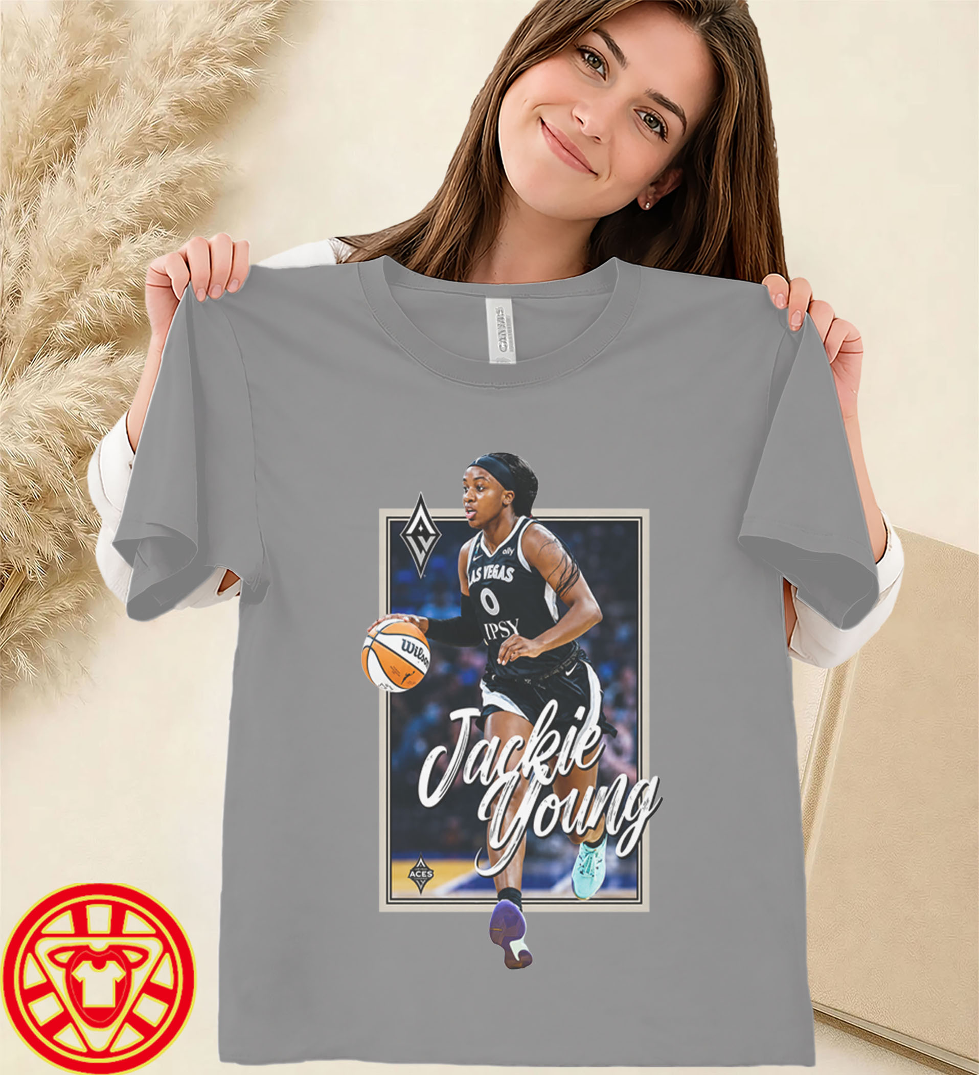 Las Vegas Aces WNBA Player Tee-women-design