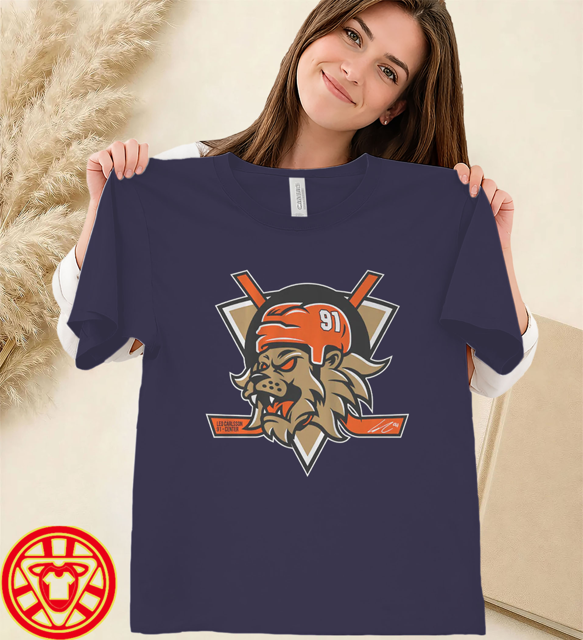 Leo Carlsson Anaheim Hockey Tee women-design