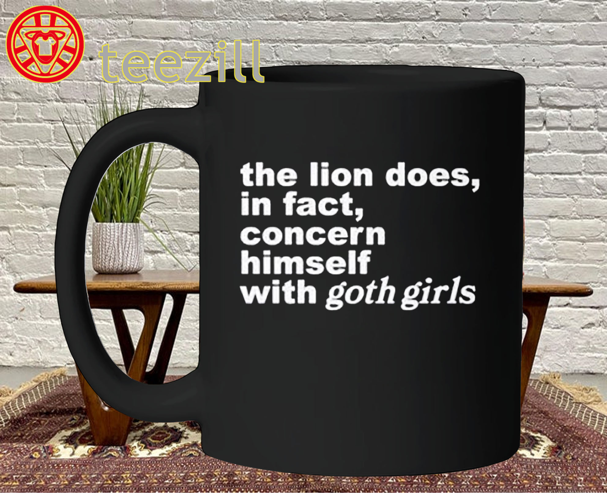 Lion Does Mug