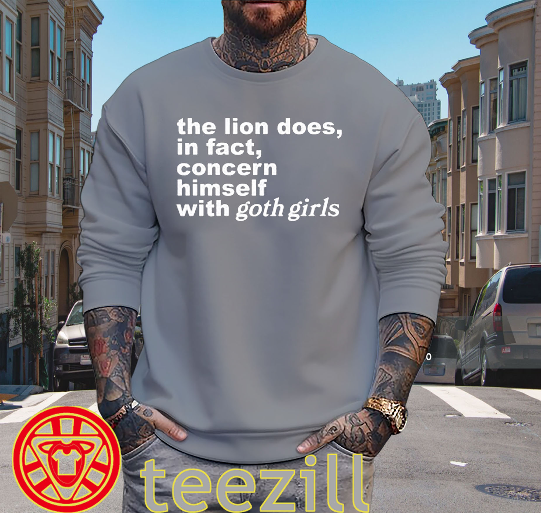 Lion Does sweater
