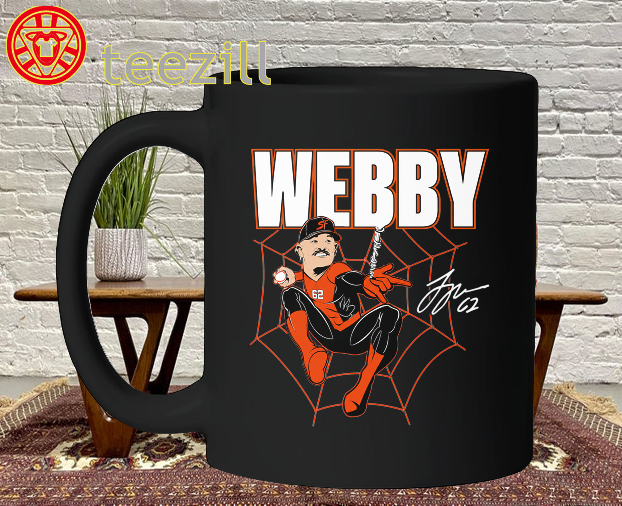Logan Webby Shirt - Logan Webb Spider-Man Giants Mug