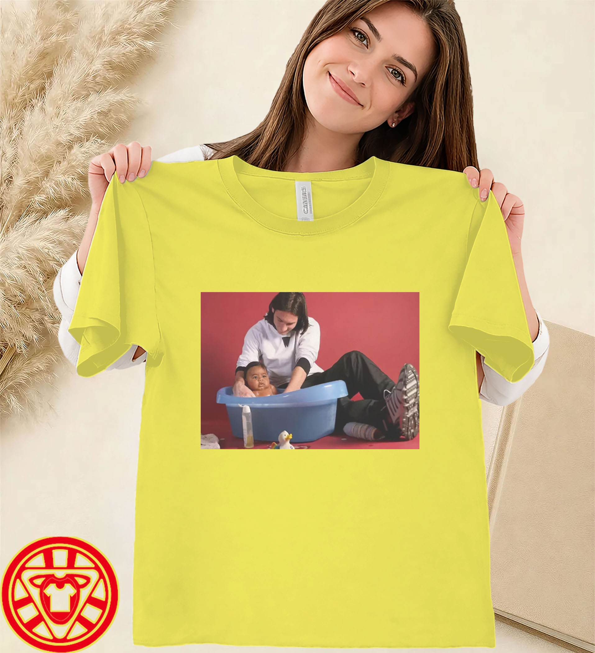 Messi With Baby Lamine Yamal Shirt-women-design