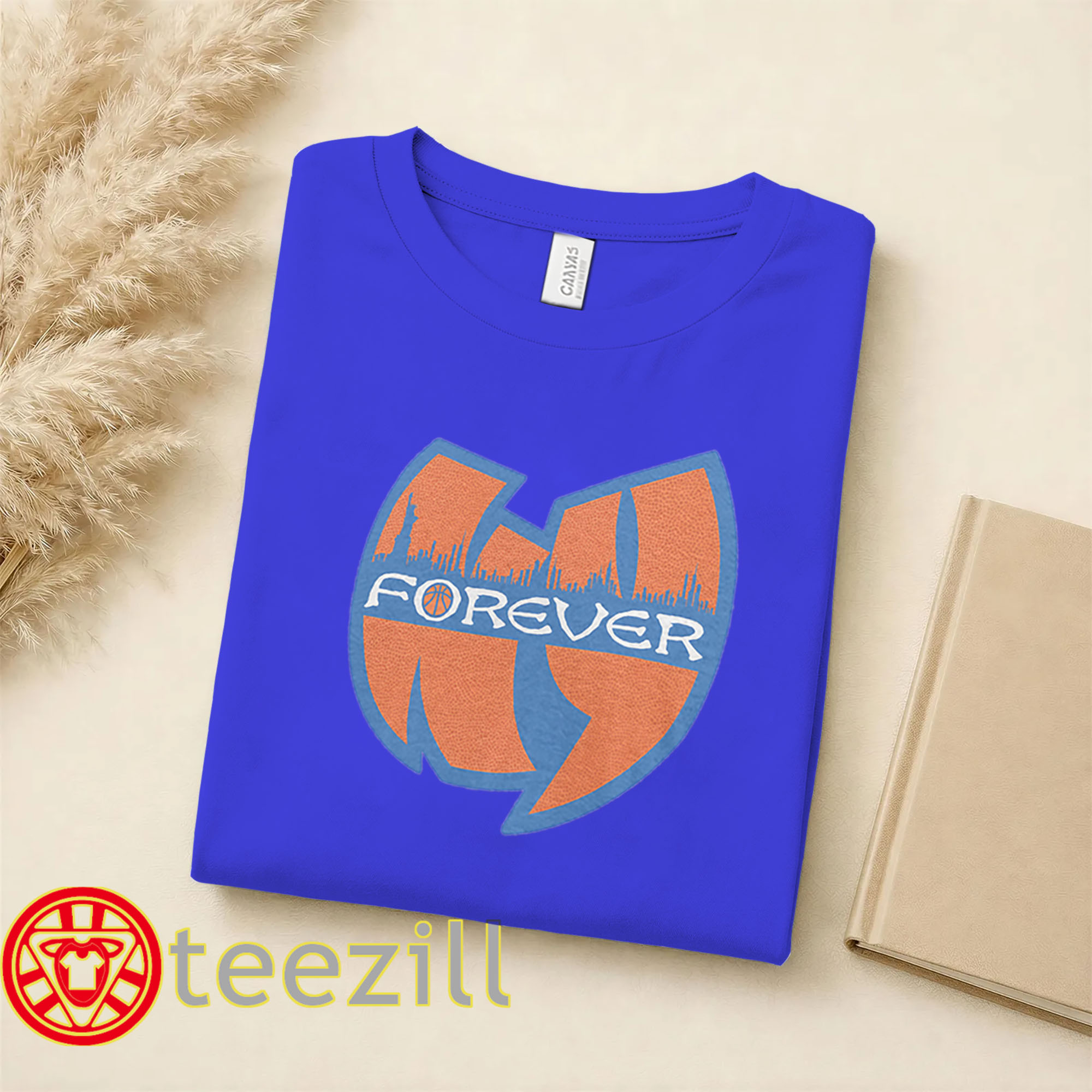 New York Forever Shirt - Knicks Wu-Tang Logo Tee