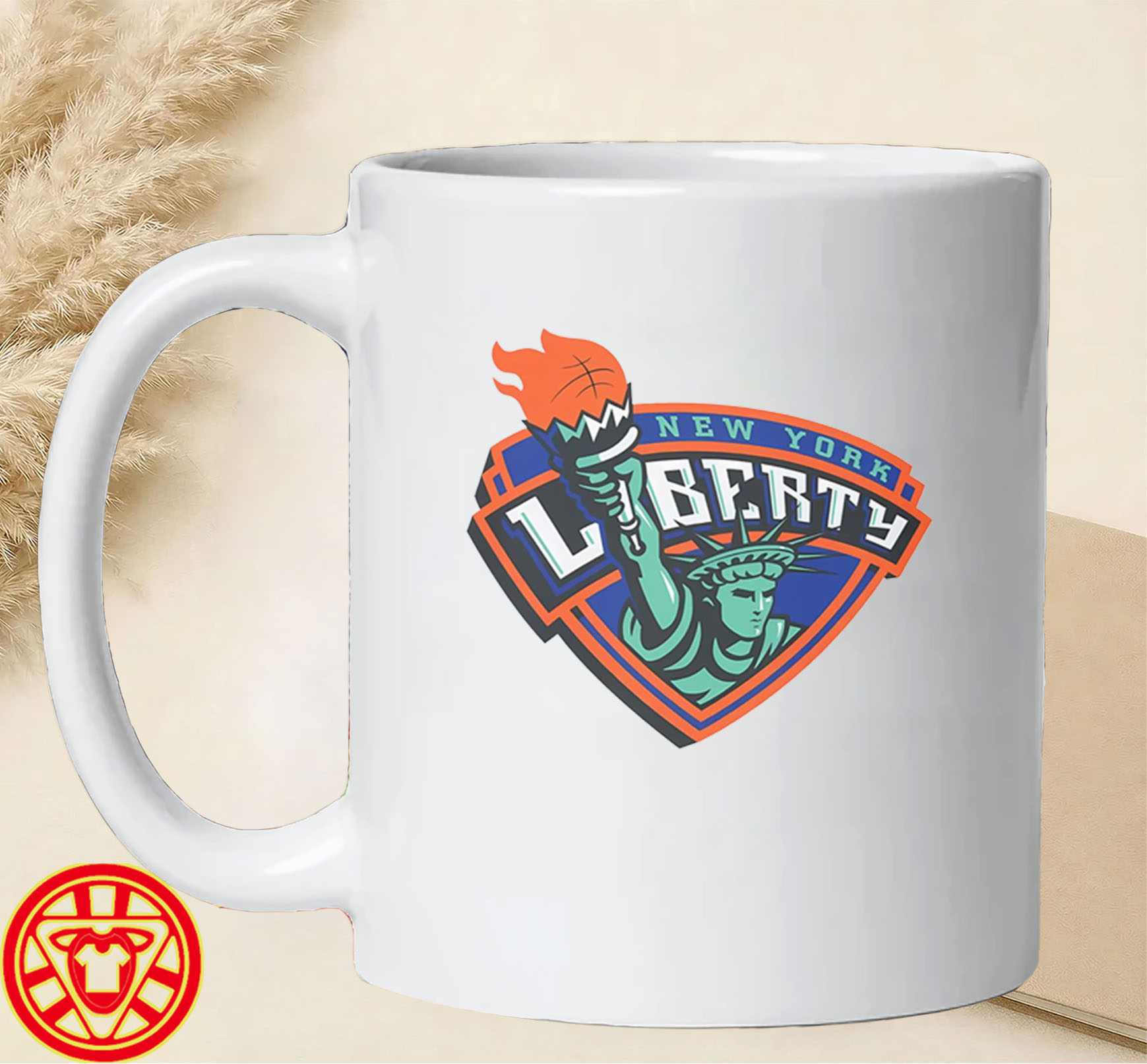 New York Liberty Torch Logo-mug-design