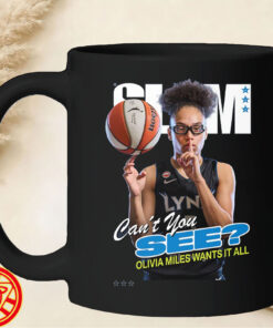 Olivia Miles Can't You See Basketball Graphic-mug-design