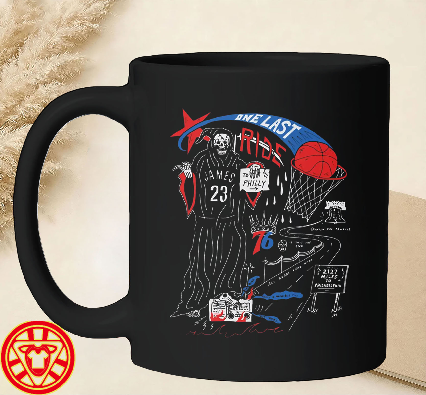 One Last Ride Philly 76ers-mug-design