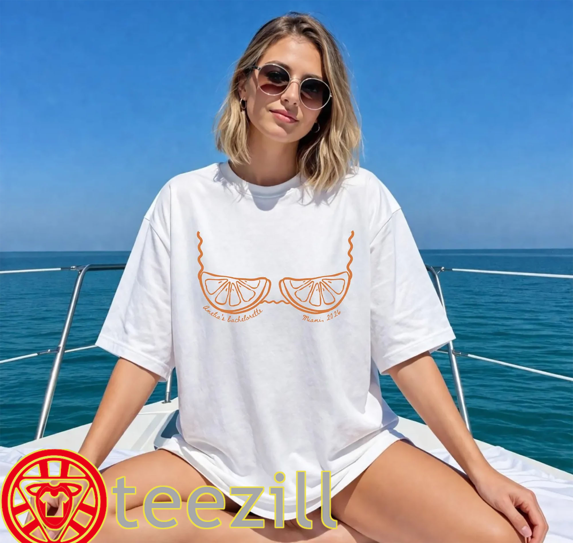 Orange Main Squeeze Shirt – Funny Bikini Bachelorette Party