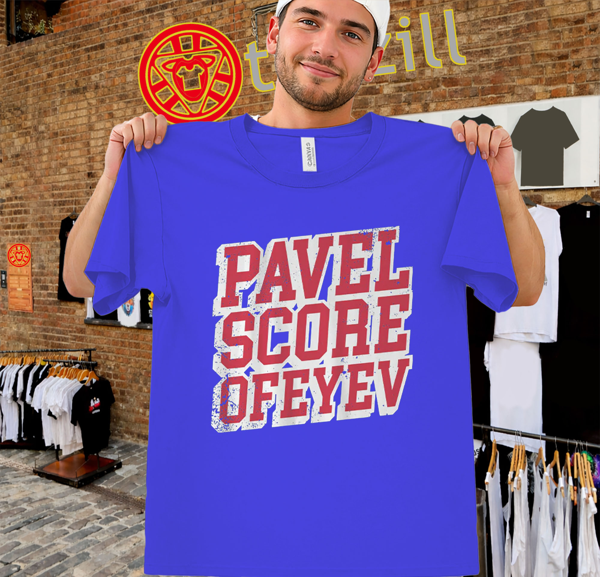 Pavel Score-Ofeyev Shirt – Pavel Dorofeyev NY Rangers Hockey Tee