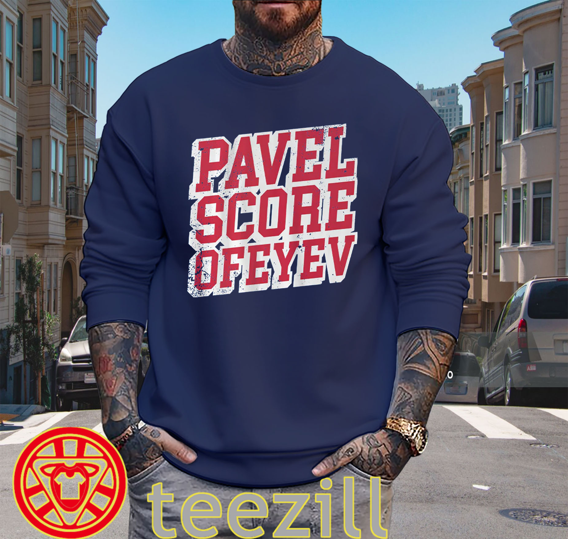 Pavel Score-Ofeyev Shirt – Pavel Dorofeyev NY Rangers Hockey